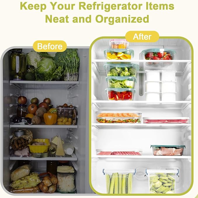 3 Pcs Deli Meat Container for Fridge, Stackable Bacon Lunch Meat Container for Refrigerator, Food Storage Boxes with 3 Lids for Cold Cuts, Cheese, Lunchmeat, Salami, Meal Prep Containers