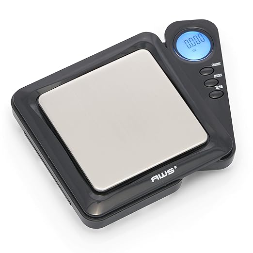 Digital Pocket Weight Scale with Retractable Display, Digital Scale Measures 100g x 0.01g (Black), BL-100-BLK - AMERICAN WEIGH SCALES
