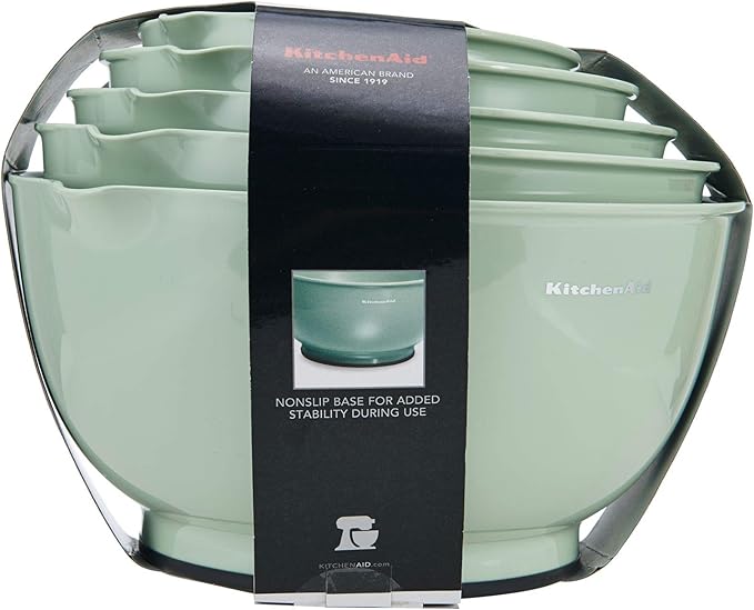 KitchenAid - KE178OSPIA KitchenAid Classic Mixing Bowls, Set of 5, Pistachio