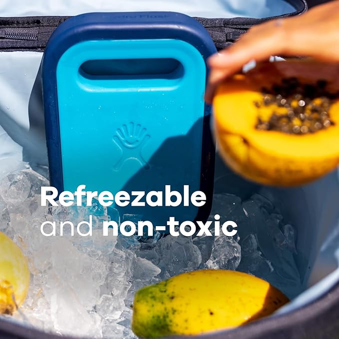 Hydro Flask Ice Pack - Accessory Reusable Freezer - Refreezable, BPA-Free, Non-Toxic
