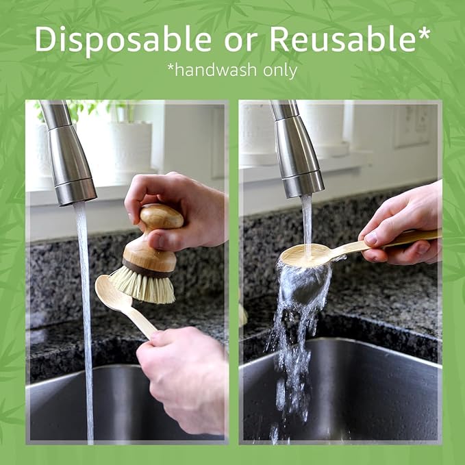 100% Bamboo Spoons Set - Compostable Utensils Set (2400 Eco Friendly Spoons) | Reusable or Disposable Utensils Set | Compostable FSC Certified Silverware for Weddings, Camping, Parties