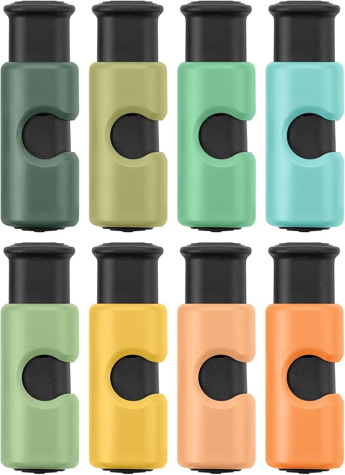 Mr. Pen- Squeeze and Lock Bread Bag Clips, 8 Pack, Cool Autumn Colors, Squeeze and Lock Bread Clips Reusable