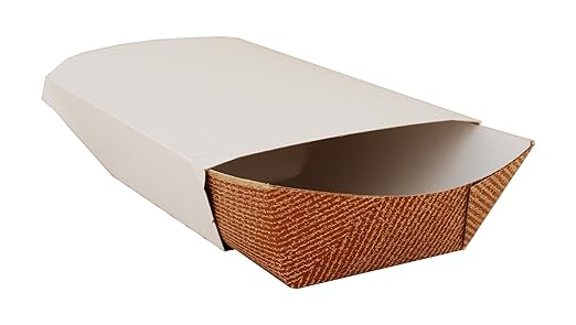 Southern Champion Tray 070300 Clay Coated Kraft Paperboard Food Tray Sleeve, For #300 Food Tray (Case of 250)