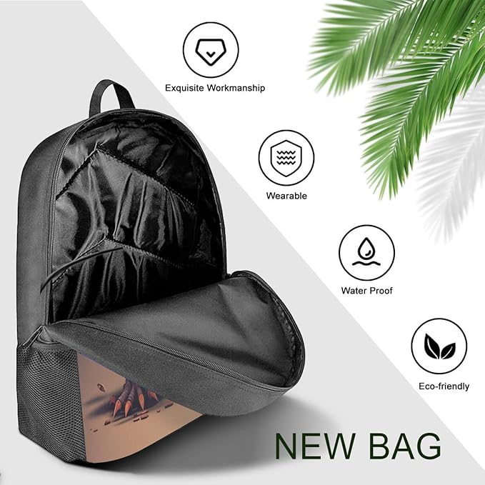 Dinosaurs Backpack - Bundle 3 Pieces for Teens, Boys and Girls Dinosaurs Backpack Includes Bookbags Insulated Lunch Bag and Pencil Case Perfect for School and Everyday Use