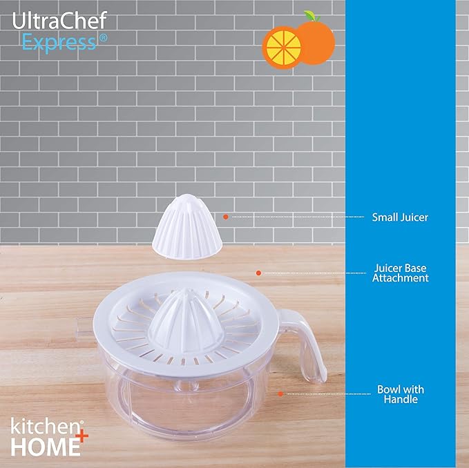 Food Chopper - 7 in 1 Chopper, Mixer, Blender, Whipper, Slicer, Shredder, Julienne and Juicer