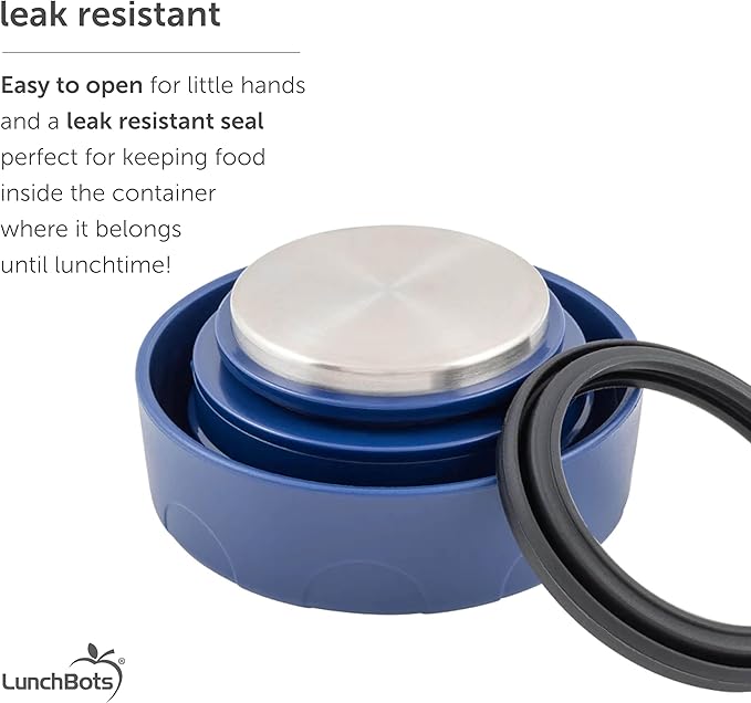 LunchBots 12oz Thermos Stainless Steel Wide Mouth - Insulated Thermos With Vented Lid - Keeps Food Hot or Cold for Hours - Leak-Proof Portable Thermal Food Jar is Ideal for Soup - 12 ounce - Pink