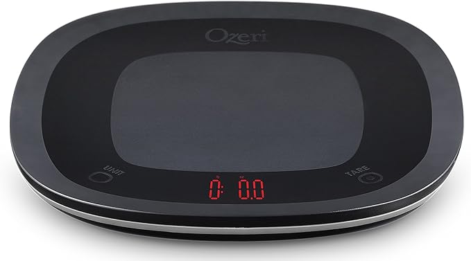 Ozeri Touch Waterproof Digital Kitchen Scale, Washable and Submersible