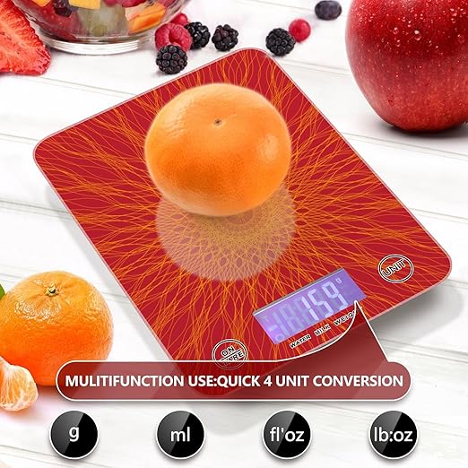 Food Scale Kitchen Scale Food Scales Digital Weight Grams and Ounces Small Electronic Food Scale for Baking Cooking Sun Ray