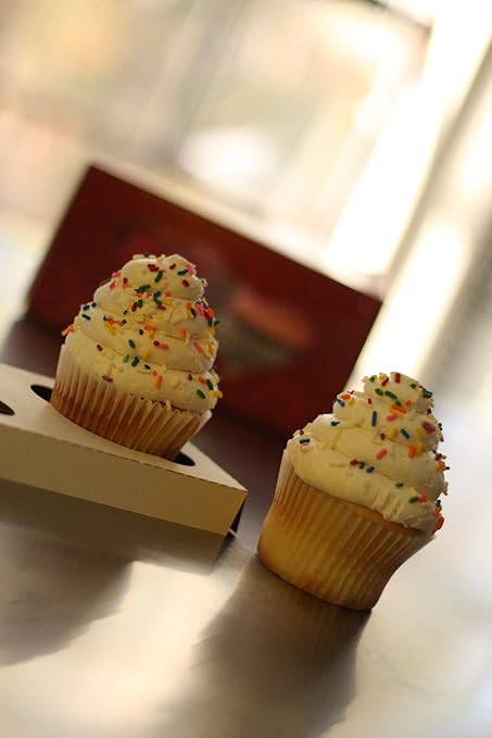 Southern Champion Tray 10004 Clay Coated Kraft Paperboard 2-ct Cupcake Insert, 7-7/8" Length x 3-7/8" Width x 7/8" Height (Case of 200)