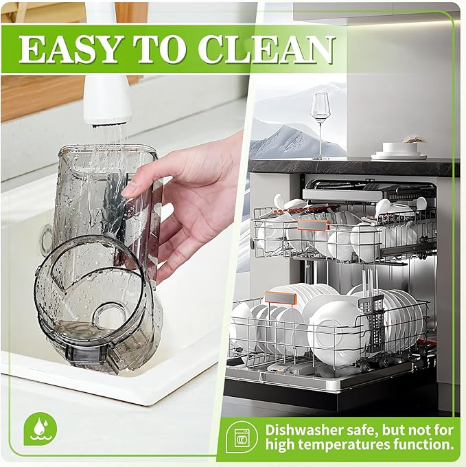 Electric Cheese Grater Rotary Slicer-One-Touch Control Vegetable Slicer, Nuts Grinder Cheese Shredder for Home Kitchen Use, 6 Replaceable Stainless Steel Blades(White)