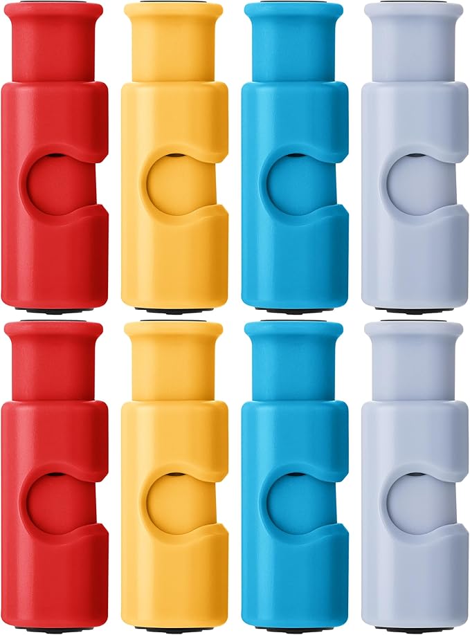 Mr. Pen- Squeeze and Lock Bread Bag Clips, 8 Pack, Candy Colors Squeeze and Lock Bread Clips Reusable