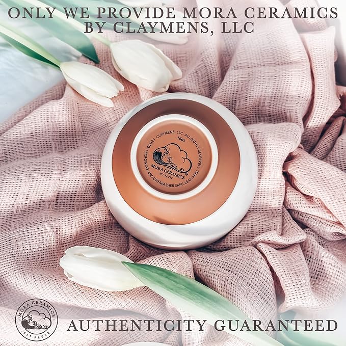 Mora Ceramic Small Dessert Bowls - 16oz, Set of 6 - Microwave, Oven and Dishwasher Safe, For Rice, Ice Cream, Soup, Snack, Cereal, Chili, Side Dishes etc - Microwavable Kitchen Bowl, Assorted Neutrals