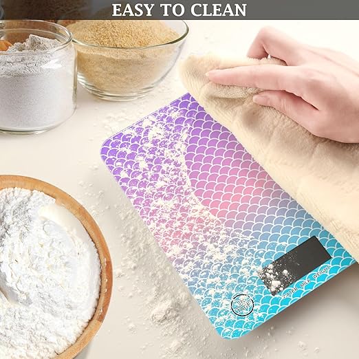 Food Scale Kitchen Scale Food Scales Digital Weight Grams and Ounces Small Electronic Food Scale for Baking Cooking Gradient Fish Scale