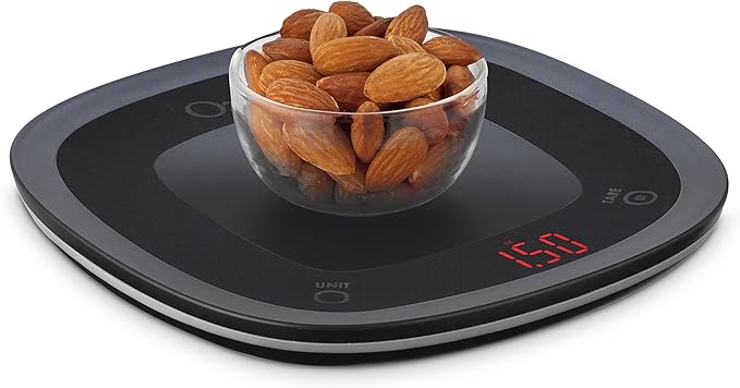 Ozeri Touch Waterproof Digital Kitchen Scale, Washable and Submersible