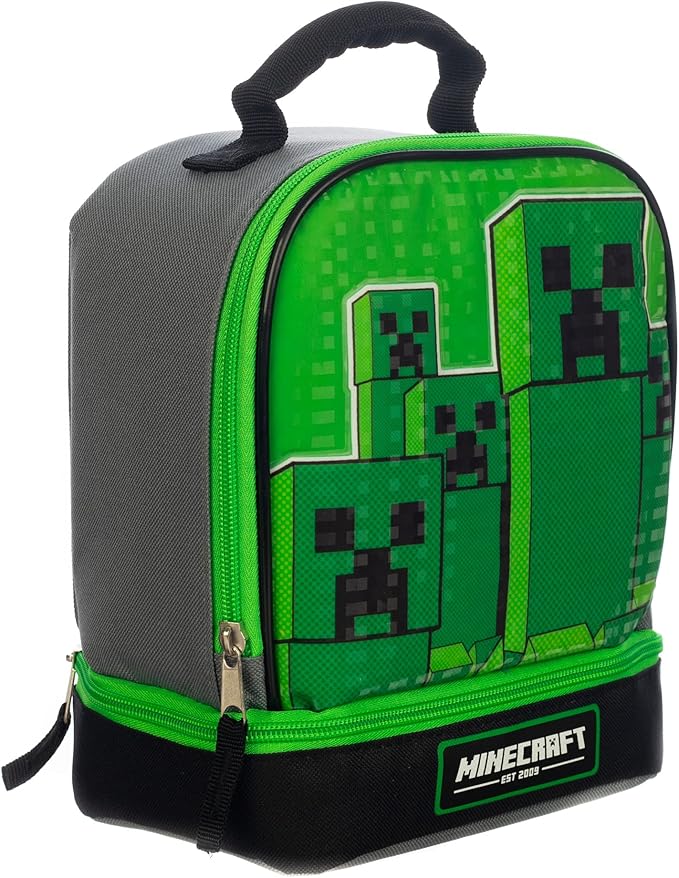 Minecraft Video Game Lunch Box for Kids Boys