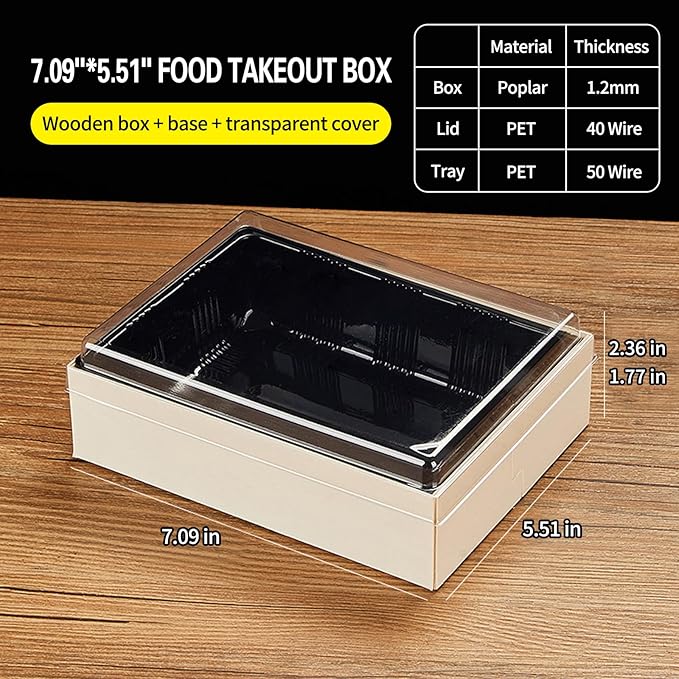 Take out containers with lids To Go food containers,20 Pcs 7×5.51×2.3in disposable food containers with lids,Plastic transparent cover, foldable paper square food trays disposable to go boxes