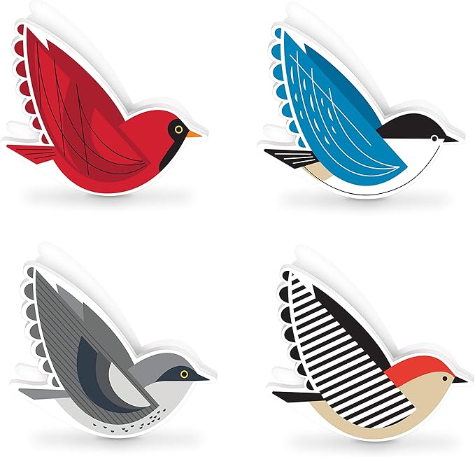 Genuine Fred Tweet Treats Bag Clips, Set of 4