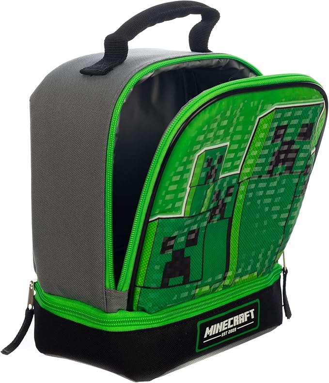 Minecraft Video Game Lunch Box for Kids Boys