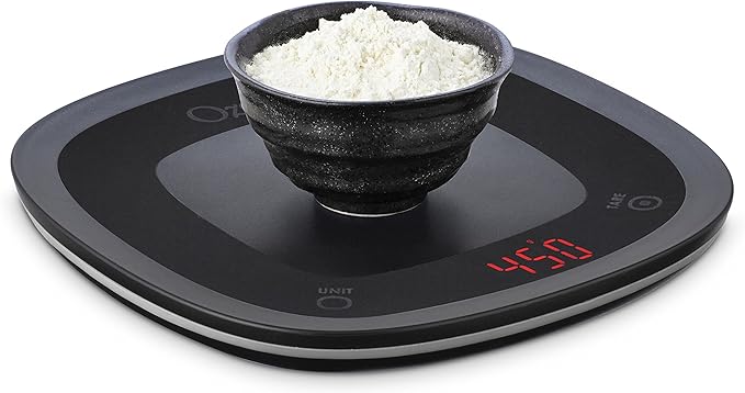Ozeri Touch Waterproof Digital Kitchen Scale, Washable and Submersible