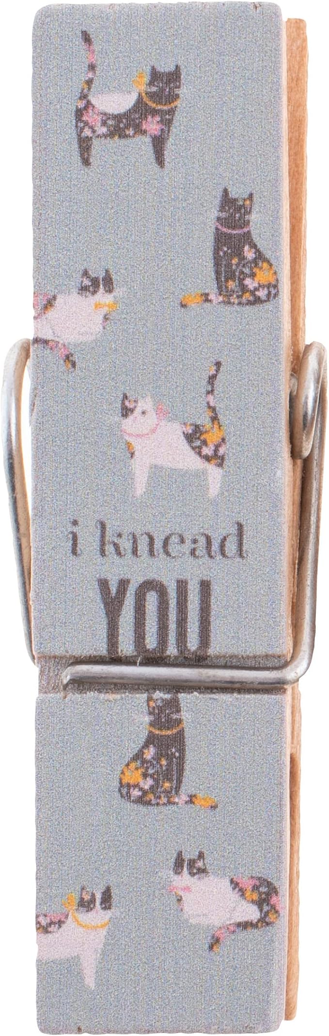 Karma Chip Clips - Bag Clips - Potato Chip Bag Clips - Colorful and Fun Bag Clips for Food and Storage - One Size - Cat