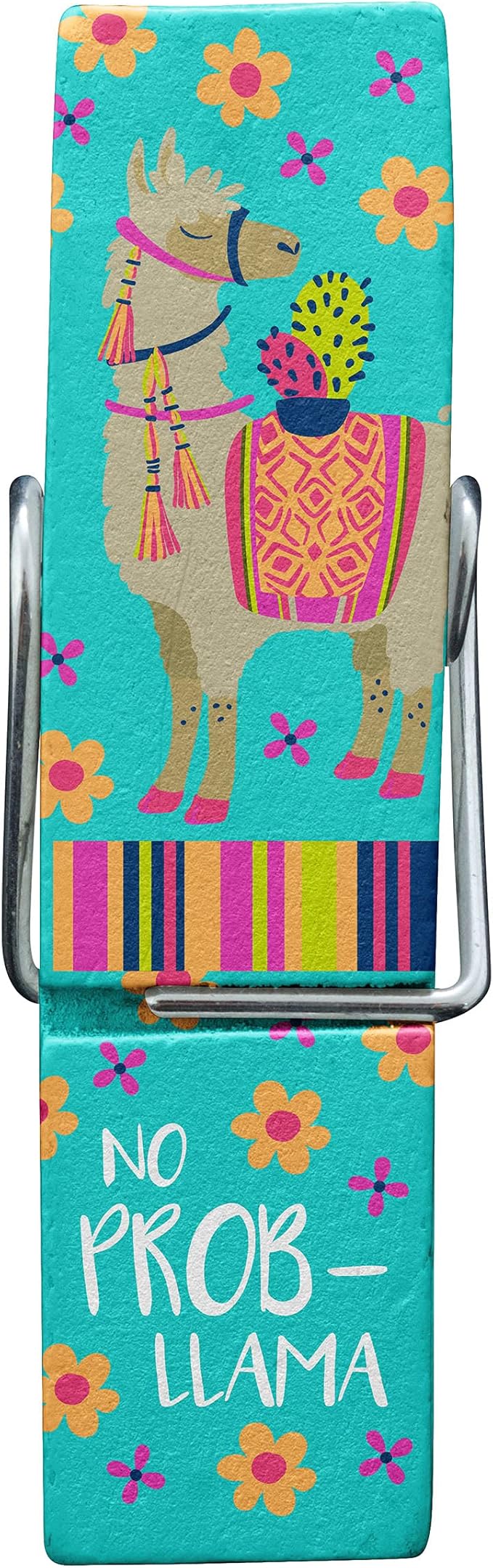 Karma Chip Clips - Bag Clips - Potato Chip Bag Clips - Colorful and Fun Bag Clips for Food and Storage - One Size - Llama