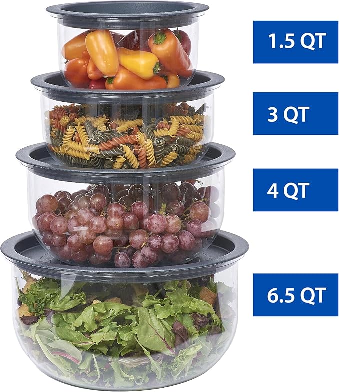 Buddeez 8 Piece Tritan Bowl Set