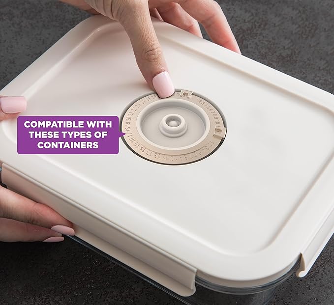 HOLDN’ STORAGE Electronic Vacuum Pump for Food Preservation, Quick-Seal Technology - Ideal for Marinating, Leftovers & Meal Prep
