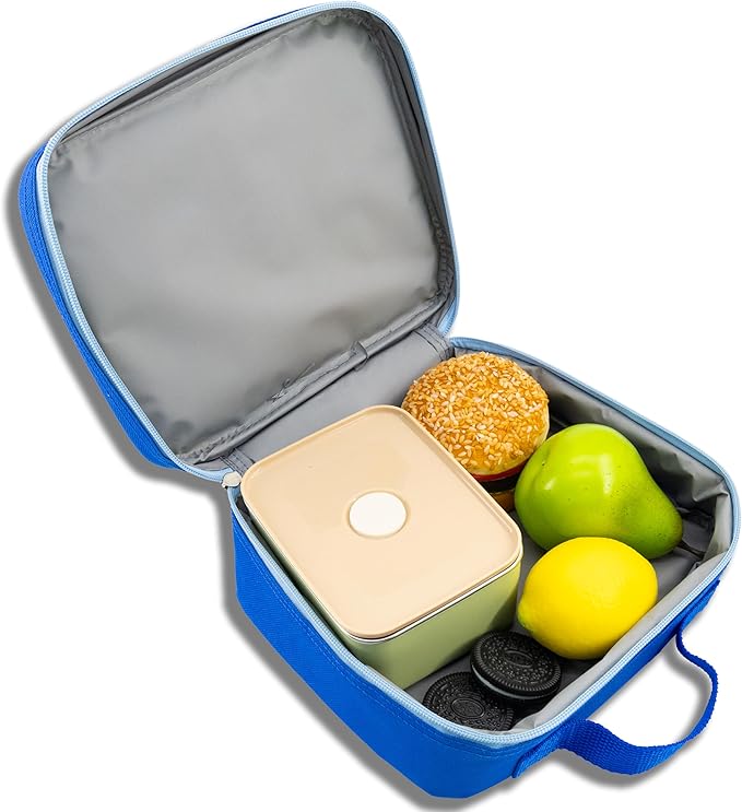 Fast Forward Bluey Lunch Box for Kids | Bluey and Bingo Insulated Lunch Bag Lunch Box for Boys, Girls, Unisex, Toddlers| Bluey Blue Reusable Lunchbox