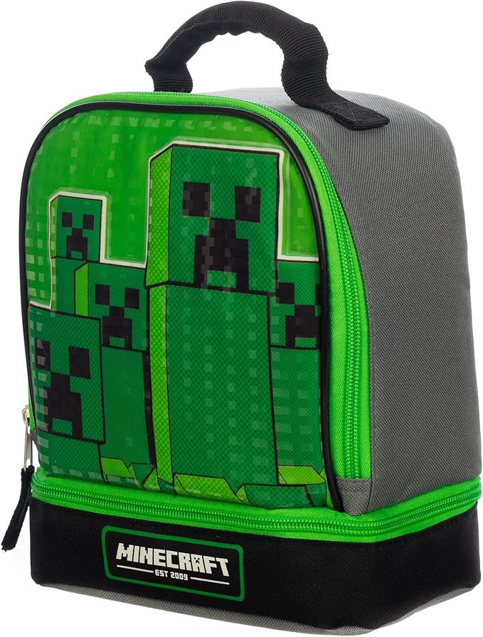 Minecraft Video Game Lunch Box for Kids Boys
