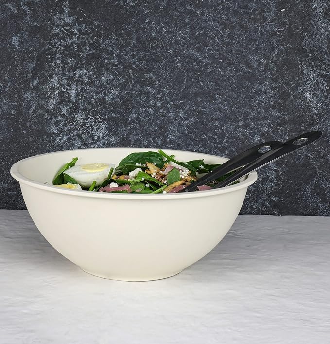 Chef Craft Eco Bamboo Fiber Mixing Bowl Set, 6 Piece Set, Natural