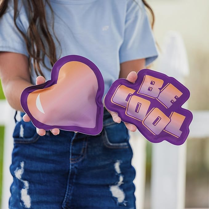 Built Nontoxic Soft Ice Packs, Set of 2, Flexible Durable and Sweat-proof, for Lunch Boxes Coolers, Purple Sunset