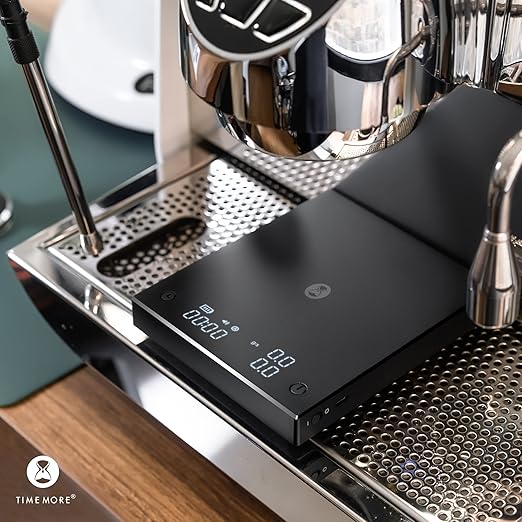 TIMEMORE Exclusive - Black Mirror Basic PRO Coffee Scale with Timer, Flow Rate Measurement, Digital Coffee Scale with 0.1g Precise Graduation, for Espresso Pour Over Drip Coffee, 2000 Grams, Black