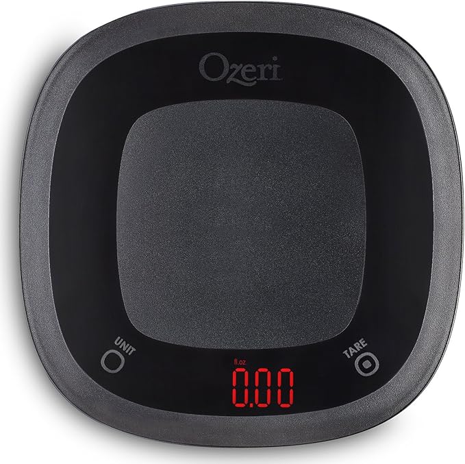 Ozeri Touch Waterproof Digital Kitchen Scale, Washable and Submersible