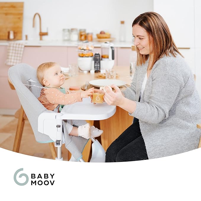 Babymoov ISY Baby Glass Food Jars, Set of 9 (6 x 8.5oz + 3 x 4oz) BPA-Free Borosilicate Storage Containers, Leakproof Silicone Lids, Microwave, Freezer & Dishwasher Safe, Baby Registry Essential