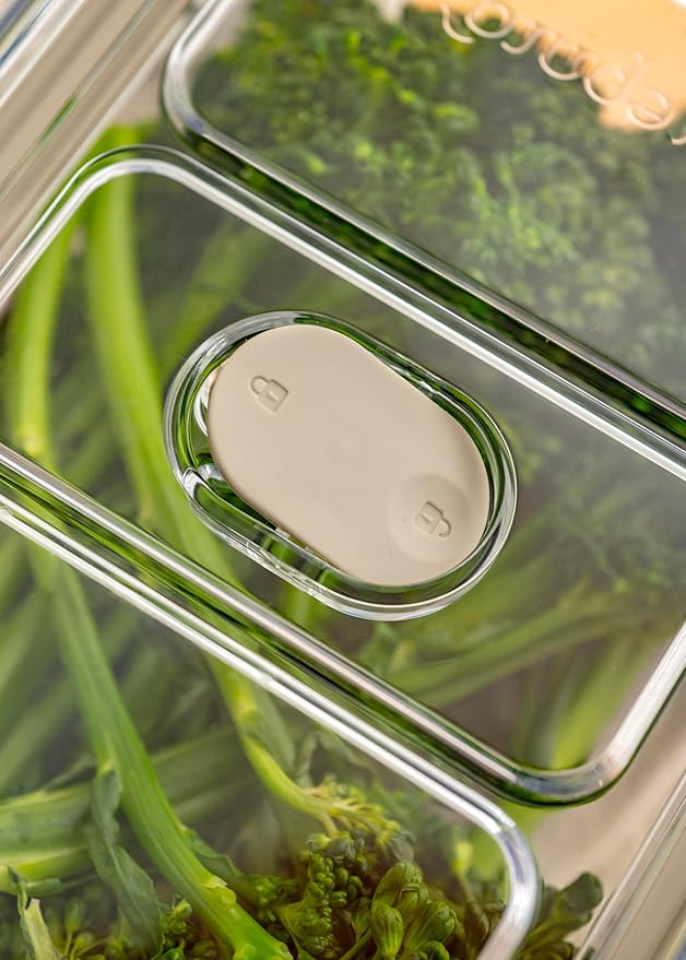 Prepara LatchLok Click 4.3 Cup Food Storage Container, Set of 2, Oat
