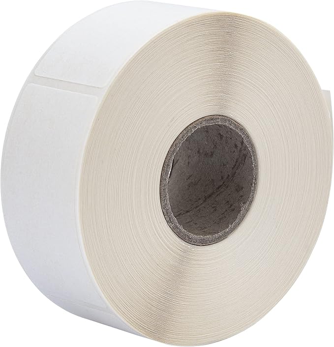 L LIKED Blank White 1 x 2 Inch Dissolvable Labels for Food Rotation Prep roll of 502 (3 Rolls)