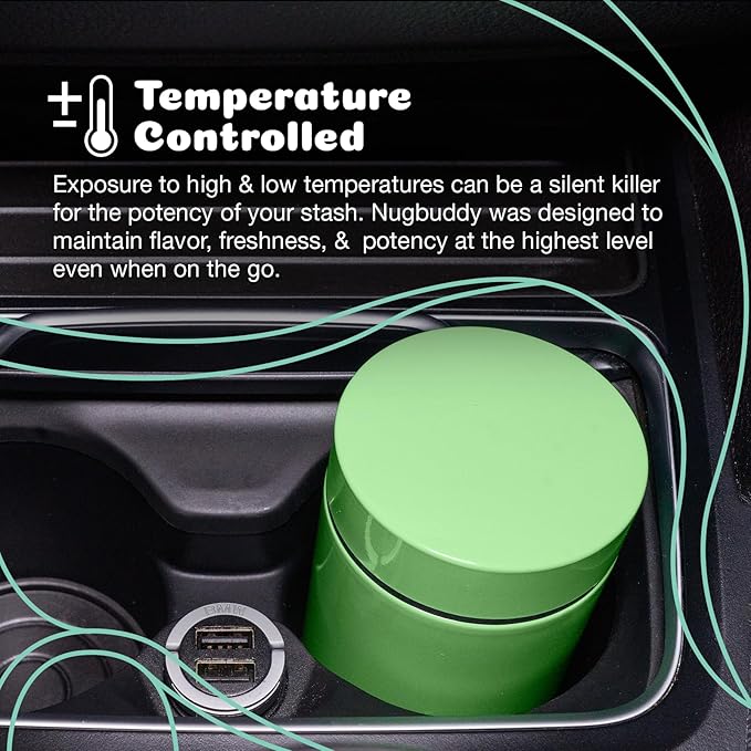 Mini Airtight Storage Container - Vacuum Sealed Insulated w Nested Glass Jar - UV Protection, Temperature Controlled Stainless - Whiteboard Finish w Marker Included - 100 ml (1/4 Oz)