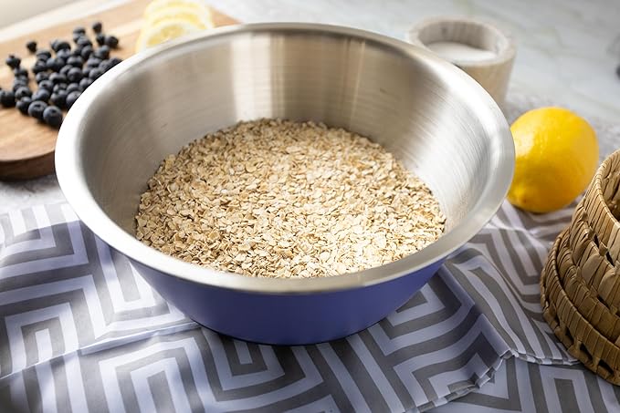 Fox Run Stainless Steel Mixing Bowl, Purple, 2.75 Quart