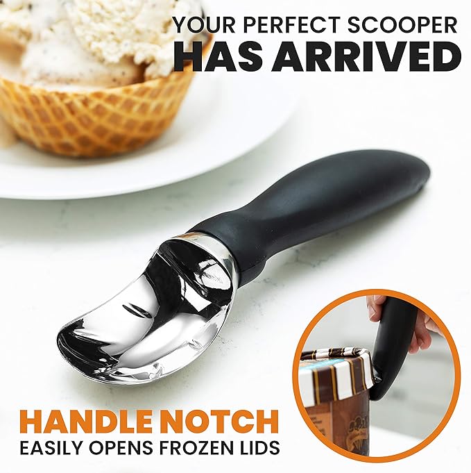 Spring Chef Ultimate Gift Bundle - Professional XL Box Grater, Magnetic Measuring Spoons, Ice Cream Scoop, Swivel Peeler & Measuring Cups - Black