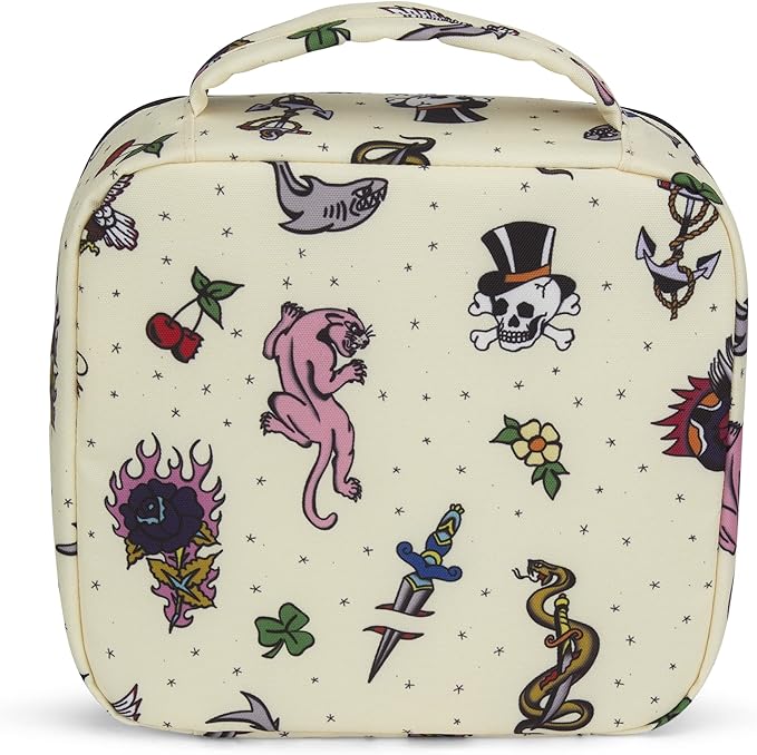JanSport Lunch Break Insulated Cooler Bag - Leakproof Picnic Tote, Traditional Tats