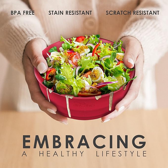 6 Wheat Straw Bowls 60 OZ - Large for Eating, Soup, Salad, Serving, Mixing, Cereal, Ramen, Rice, Popcorn - Microwave Safe