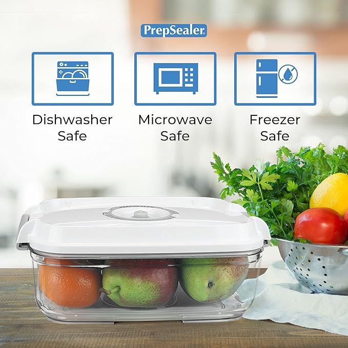 Food Saving Airtight Meal Prep BPA-free Tritan Vacuum Container (1.4L) - Pump not Included