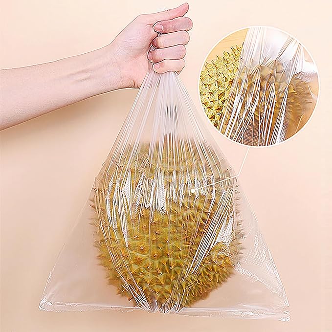 CLASSY Large 14" x 20" 350 Bags/Roll Plastic Food Storage Bags, Plastic Produce bags for Vegetable Fruits, Bread - (1 Roll, Total 350 Bag)