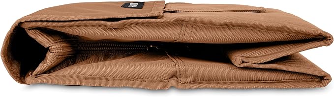 PackIt® Freezable Lunch Bag, Almond, Built with ECOFREEZE® Technology, Foldable, Reusable, Zip and Fold Closure with Buckle Handle, Designed for Work Lunches and Fresh Lunch On the Go
