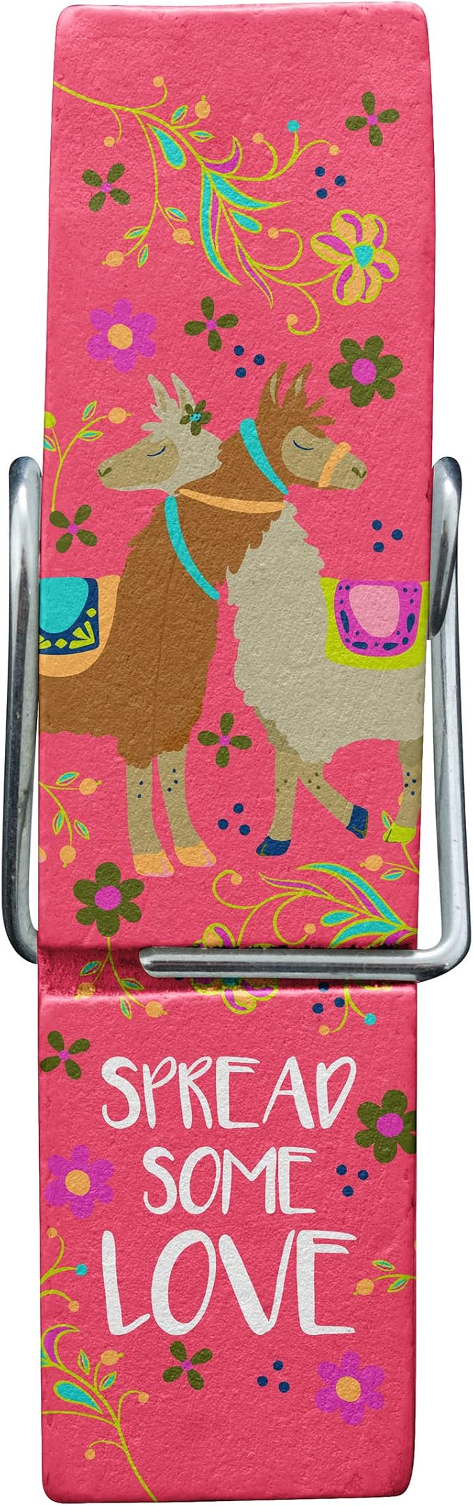 Karma Chip Clips - Bag Clips - Potato Chip Bag Clips - Colorful and Fun Bag Clips for Food and Storage - One Size - Llama