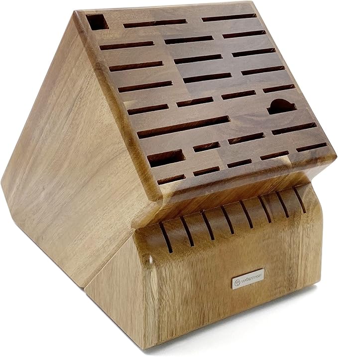 WÜSTHOF 35-Slot Acacia Knife Storage Block
