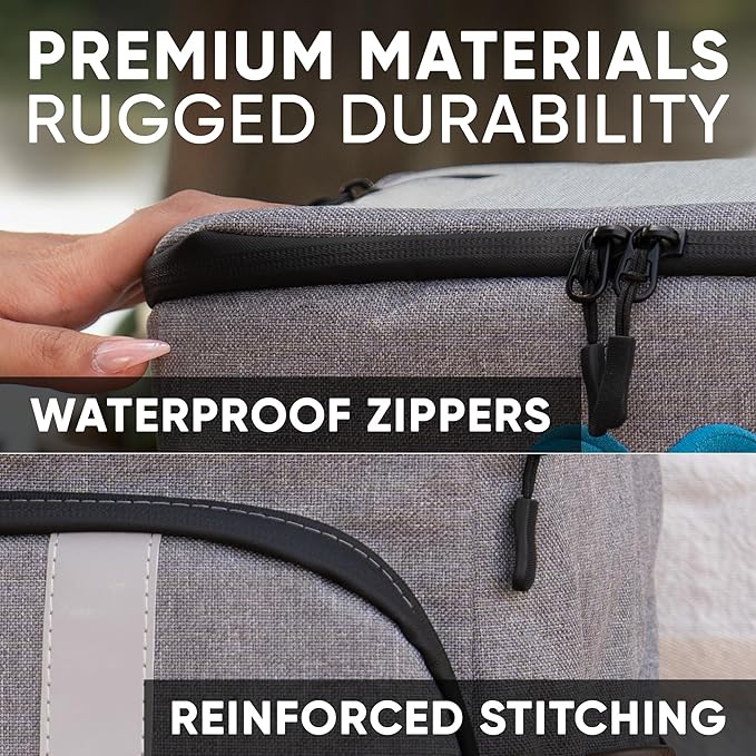 Insulated Backpack Cooler, 54 Can Capacity, Leakproof Liner, Soft Cooler Backpack, Beach, Picnic, Camping, Lunch - Everlasting Comfort