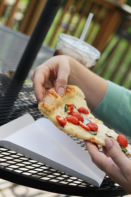 Southern Champion Tray 1480 Paperboard White Pizza Slice Wedge, 8-7/16" Length x 7-3/4" Width (Case of 500)