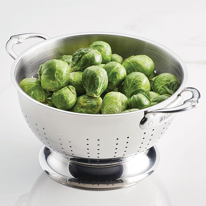 Hestan Provisions Stainless Steel Colander, 5-Quart