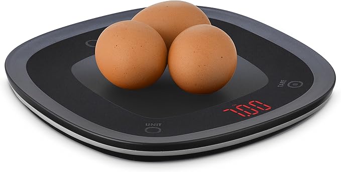 Ozeri Touch Waterproof Digital Kitchen Scale, Washable and Submersible